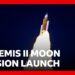 Moment Nasa’s historic Artemis II spacecraft launches | BBC News
