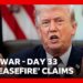 Iran denies Trump’s claim it requested ceasefire | BBC News