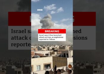 Israel says it has launched attack on Iran, as explosions reported in Tehran. #BBCNews