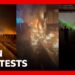 Iran protesters defy crackdown as videos show violent clashes | BBC News