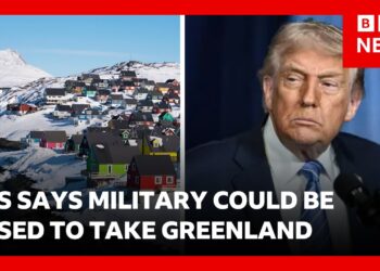 Trump “considering using military” to take Greenland says White House | BBC News