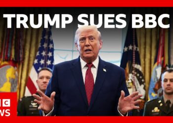 US President Donald Trump sues BBC for defamation over Panorama speech edit | BBC News