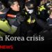 South Korea crisis –  President lifts martial law in humiliating U-turn | BBC News