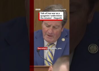 Pete Hegseth spars with US lawmaker over war during hearing #BBCNews