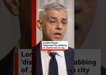 London Mayor Sadiq Khan has said he is “appalled and angry” after Jewish men were stabbed. #BBCNews