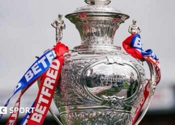 The Challenge Cup trophy.