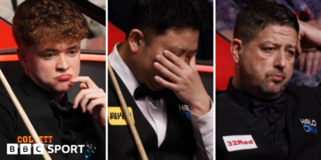 Stan Moody (left), Zhang Anda (centre) and Matthew Stevens