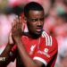 Alexander Isak celebrates after scoring for Liverpool against Crystal Palace