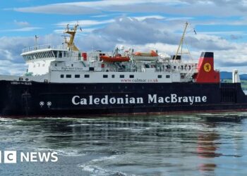 Almost a third of ferry fleet out of action on Scotland's west coast