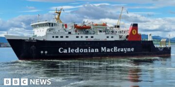 Almost a third of ferry fleet out of action on Scotland's west coast