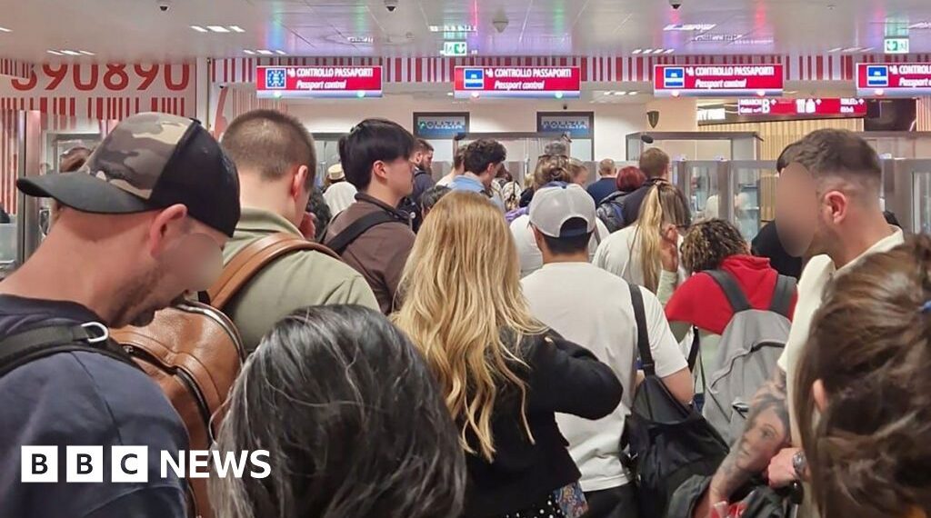 Another flight leaves passengers behind due to border delays