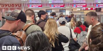 Another flight leaves passengers behind due to border delays