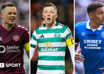Lawrence Shankland, Callum McGregor, James Tavernier
