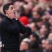 Declan Rice with his hands on his head.