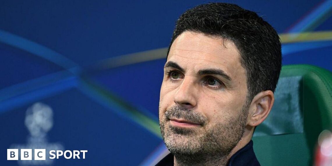 Arsenal boss Mikel Arteta in a press conference