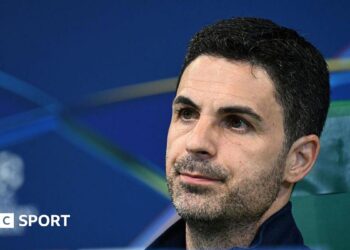 Arsenal boss Mikel Arteta in a press conference