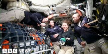 Artemis II astronauts speak from space