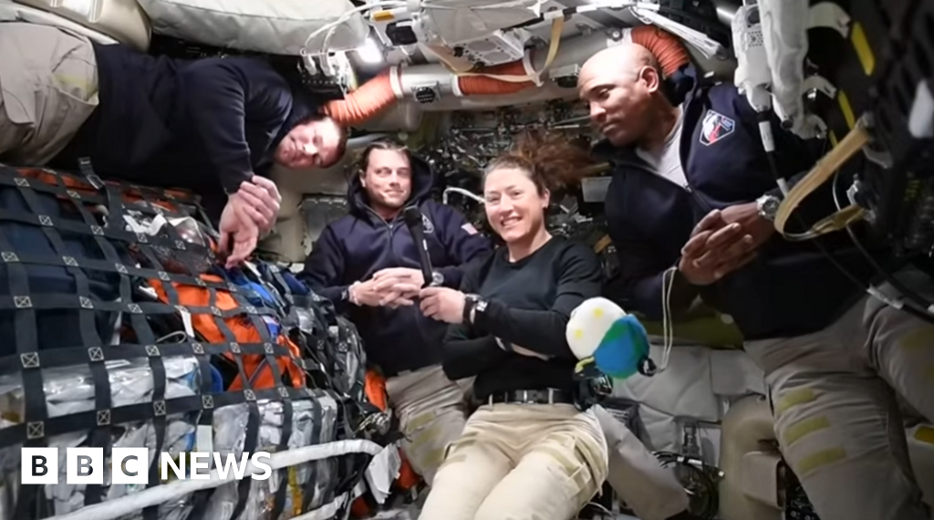 Artemis II crew share first words from space