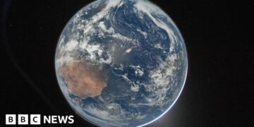 Artemis II crew take 'spectacular' image of Earth