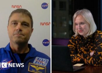 Artemis commander tells BBC about 'powerful' moment crater named after his late wife