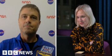 Artemis commander tells BBC about 'powerful' moment crater named after his late wife