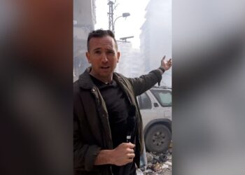 BBC at the site of Israeli air strikes in Beirut