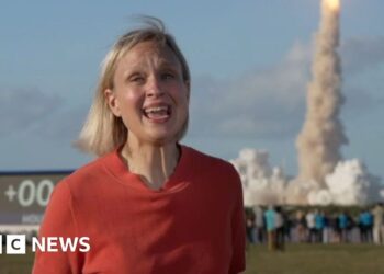 BBC journalist reacts to Artemis II launch