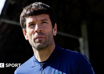 Brian Barry-Murphy wataches his team during their draw at Peterborough United
