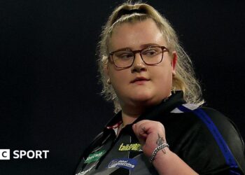 Beau Greaves clenches her fist