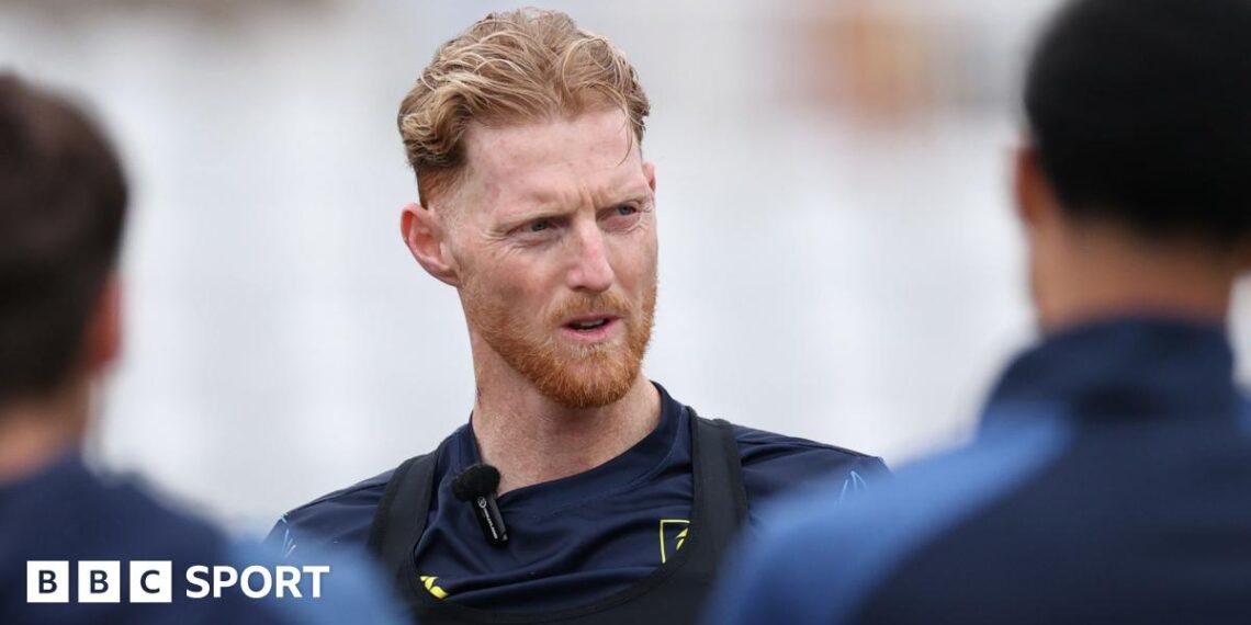 Ben Stokes during Durham training