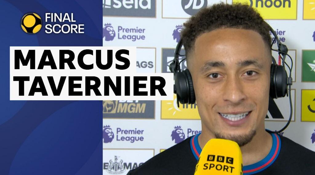 Marcus Tavernier speaking to BBC Sport