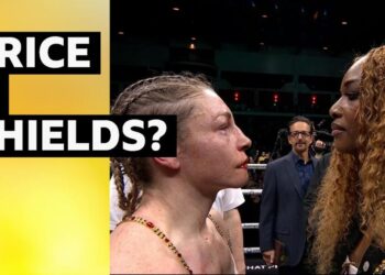 Lauren Price faces off with Claressa Shields in Cardiff