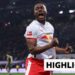 RP Leipzig Baku goal celebration