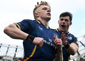 Tommy O'Brien celebrates