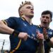 Tommy O'Brien celebrates