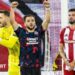 Rangers' Nicolas Raskin celebrates against Olympiakos
