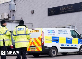 Crisis staff found 'unforgivable scene' at convicted undertaker's funeral home