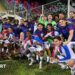 Crystal Palace players celebrate reaching the Conference League semi-finals