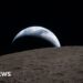 Earthset and a solar eclipse: Nasa releases first images from Moon fly-by