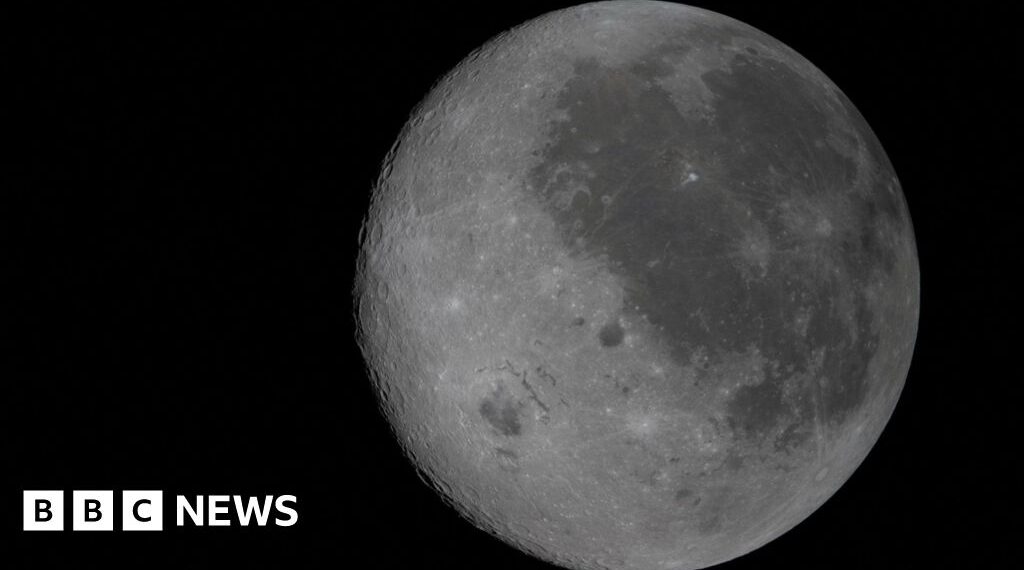 Emotional crew names Moon crater after commander's late wife