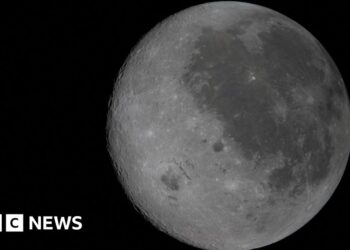 Emotional crew names Moon crater after commander's late wife