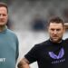 Rob Key and Brendon McCullum stand beside each other