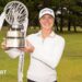 Esme Hamilton holding the South African Open trophy