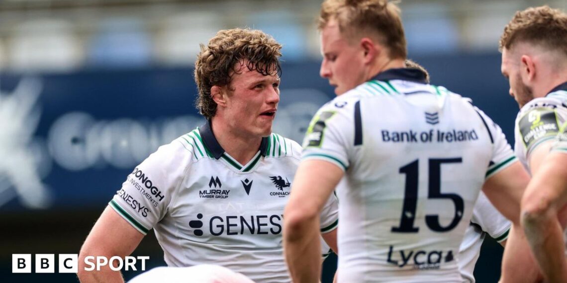 Cian Prendergast dejected after game