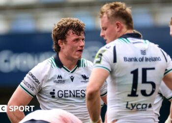 Cian Prendergast dejected after game