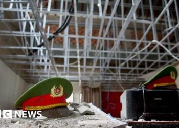 Fake Australian, Chinese and Brazilian police stations: BBC goes inside a seized scam compound