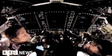 First live view of Artemis II crew since arriving in space