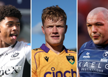 Noah Caluori, Fin Smith and Ellis Genge