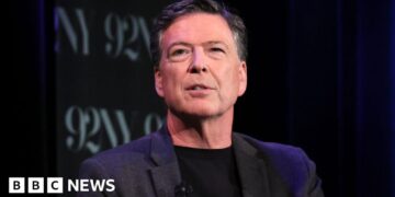 Former FBI director James Comey charged with threatening Trump's life
