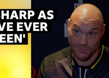 Tyson Fury speaking in interview